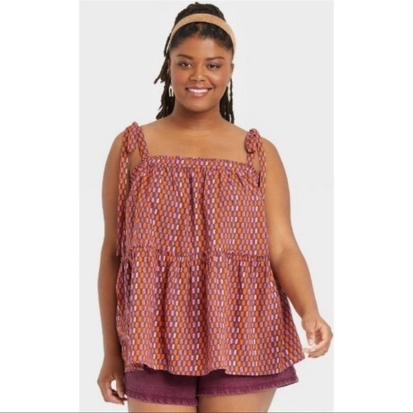 NWT | Universal Thread tie strap tank top - Picture 2 of 3